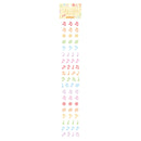 Mohamm 1Pcs Colorful Ribbon Series Stickers Decoration DIY Creative Hand Account Materials Stationary School Supplies