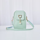 2020 Autumn Winter Mini Cross-body Mobile Phone Shoulder Bag Woven Pearl Tassel Cover-style Female Bag Shoulder Diagonal Bag