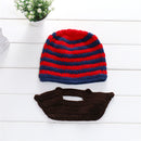Unisex Balaclava Monster Shrek Hat Wool Winter Knitted Hats Green Party Funny Beanie Skullies Cap for Women Men Pure Handmade