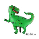 1pc Large 4D Dinosaur Foil Balloons Green Dinosaur Standing Dragon Birthday Party Decorations Kids Supplies Boy Toys Air Globos