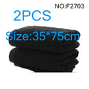 100% cottonnon-fading black towel jacquard soft bamboo fiber towel thickened absorbent black towel for home hotel beauty salon