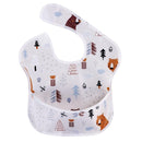 1Pcs Baby Bibs Waterproof Feeding Bibs Unisex Washable Fashion Bibs For Girls & Boys Stain and Odor Resistant Fashion Infant Bib