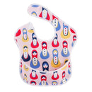 1Pcs Baby Bibs Waterproof Feeding Bibs Unisex Washable Fashion Bibs For Girls & Boys Stain and Odor Resistant Fashion Infant Bib
