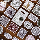 45pcs/box Japanese View Label Stickers Set Decorative Stationery Stickers Scrapbooking Diy Diary Album Stick Label