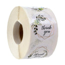 10 Style 50Pcs/wad Floral Thank You Stickers 1 inch Round seal label handmade scrapbooking Envelope stationery sticker