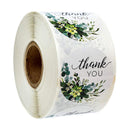 10 Style 50Pcs/wad Floral Thank You Stickers 1 inch Round seal label handmade scrapbooking Envelope stationery sticker