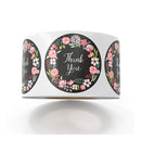 10 Style 50Pcs/wad Floral Thank You Stickers 1 inch Round seal label handmade scrapbooking Envelope stationery sticker