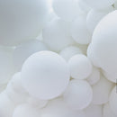 Matte Pure White Balloons Wedding Decoration Birthday Party Baby Shower Round Helium Ballon 5inch 10inch 12inch 18inch 36inch