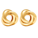 17KM Trendy Hollow Chain Hoop Earrings For Women Gothic Geometric Gold Earrings Punk Statement Circle Earring Brincos Jewelry