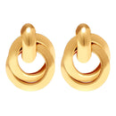 17KM Trendy Hollow Chain Hoop Earrings For Women Gothic Geometric Gold Earrings Punk Statement Circle Earring Brincos Jewelry