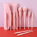 10 pcs Candy Color Makeup Brushes Set With Bag 2020 New Powder Foundation Eyebrow Eyeshadow Blush Make Up Tools Kit