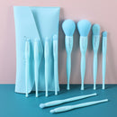 10 pcs Candy Color Makeup Brushes Set With Bag 2020 New Powder Foundation Eyebrow Eyeshadow Blush Make Up Tools Kit