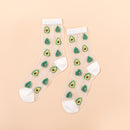 Novelty Harajuku New Product Crystal Silk Tide Socks Funny Sunflowers Vines Flowers Happy Women Socks Casual High Quality Sox