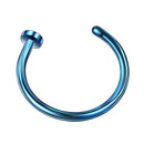 1pcs U Shaped Fake Nose Ring Hoop Septum Rings Stainless Steel Nose Piercing Fake Piercing Oreja Pircing Jewelry