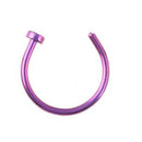 1pcs U Shaped Fake Nose Ring Hoop Septum Rings Stainless Steel Nose Piercing Fake Piercing Oreja Pircing Jewelry