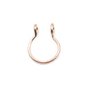1pcs U Shaped Fake Nose Ring Hoop Septum Rings Stainless Steel Nose Piercing Fake Piercing Oreja Pircing Jewelry