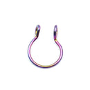 1pcs U Shaped Fake Nose Ring Hoop Septum Rings Stainless Steel Nose Piercing Fake Piercing Oreja Pircing Jewelry