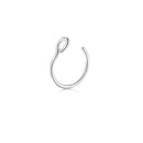 1pcs U Shaped Fake Nose Ring Hoop Septum Rings Stainless Steel Nose Piercing Fake Piercing Oreja Pircing Jewelry