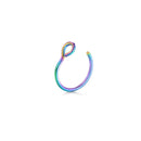 1pcs U Shaped Fake Nose Ring Hoop Septum Rings Stainless Steel Nose Piercing Fake Piercing Oreja Pircing Jewelry