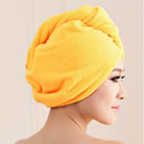 1pcs  Microfibre After Shower Hair Drying Wrap Womens Girls Lady's Towel Quick Dry Hair Hat Cap Turban Head Wrap Bathing Tools