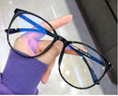 2021 Round Computer Glasses Anti Blue Light Glasses Blocking Men Women Super Light Frame Eyeglasses Pink Clear Spectacles