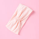 1PCS New Braid Nylon Bow Headbands,Cable Knit Solid Wide Nylon Headbands Turban, Baby Girls Head Wrap Hair Accessories 27 colors