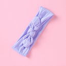 1PCS New Braid Nylon Bow Headbands,Cable Knit Solid Wide Nylon Headbands Turban, Baby Girls Head Wrap Hair Accessories 27 colors