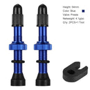 2 Pcs/set Bicycle 40/60/80mm Valve for Compatible Road MTB Bicycle Tubeless Tires Brass Core Alloy Stem Tubeless Sealant