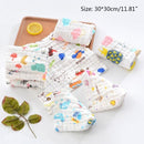 5~10pcs Baby Infant Towel Muslin Towel Handkerchiefs Two Layers Wipe Towel 6 layer densely woven muslin cotton Adult kids Towels
