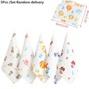 5~10pcs Baby Infant Towel Muslin Towel Handkerchiefs Two Layers Wipe Towel 6 layer densely woven muslin cotton Adult kids Towels