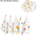5~10pcs Baby Infant Towel Muslin Towel Handkerchiefs Two Layers Wipe Towel 6 layer densely woven muslin cotton Adult kids Towels