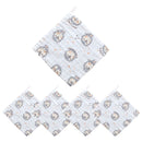 5~10pcs Baby Infant Towel Muslin Towel Handkerchiefs Two Layers Wipe Towel 6 layer densely woven muslin cotton Adult kids Towels