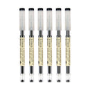 0.35mm Fine Gel Pen Blue/Black Ink Refills Rod for Handle Marker Pens School Gelpen Office Student Writing Drawing Stationery