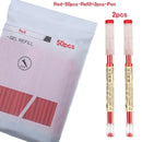 0.35mm Fine Gel Pen Blue/Black Ink Refills Rod for Handle Marker Pens School Gelpen Office Student Writing Drawing Stationery