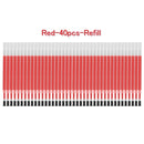 0.35mm Fine Gel Pen Blue/Black Ink Refills Rod for Handle Marker Pens School Gelpen Office Student Writing Drawing Stationery