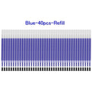 0.35mm Fine Gel Pen Blue/Black Ink Refills Rod for Handle Marker Pens School Gelpen Office Student Writing Drawing Stationery