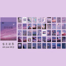 JIANWU 50sheets Ins Style Sticker Book Washi Paper journal DIY Material Decoration Sticker Memo Pad Scrapbook Stationery