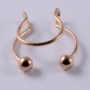 1pcs U Shaped Fake Nose Ring Lip Hoop Septum Rings Stainless Steel Nose Piercing Fake Piercing Oreja Pircing Jewelry