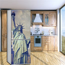 3D Wallpaper For Refrigerator Self Adhesive Vinyl Wardrobe Sticker Kitchen Fridge Decoration Decal Home Decor Mural Wall Poster