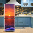 3D Wallpaper For Refrigerator Self Adhesive Vinyl Wardrobe Sticker Kitchen Fridge Decoration Decal Home Decor Mural Wall Poster