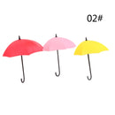 3pcs Creative Shaped Storage Hook Free Nail Single Wall Hooks Small Decorative Home Decor Wall Hook Key Hair Pin Holder