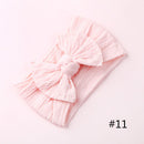 1pcs Cable Knit Nylon Bow Headwrap, One size fits all nylon headbands, wide nylon headbands, baby headbands, Knot bow headwear