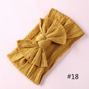 1pcs Cable Knit Nylon Bow Headwrap, One size fits all nylon headbands, wide nylon headbands, baby headbands, Knot bow headwear