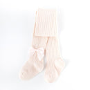 0-8 Yrs Children Cotton Baby Girls Pantyhose Spring Autumn Winter Bowknot TightsKids Infant Knitted Collant Tights