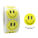 500pcs/roll Car Laptop Phone Stickers Smiling Face Portrait Sticker Toys for Children Kids Reward Motivational Teacher Stickers