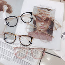 1pcs Retro Anti Blue Ray Computer Glasses Women Round Eye Glass Men Blue Light Blocking Fashion Eyewear Optical Frames A96519