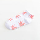 1 Pair Fashion Men Socks Cotton Weed Colorful Male Soft Breathable Short Ankle Socks Maple Leaf Casual Socks Sox Calcetines