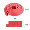 2M Soft Baby Safety Desk Table Edge Guard Strip Security L-Shaped Kids Protection Bumper Edge Angle Home Anti-collision Strip