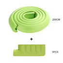 2M Soft Baby Safety Desk Table Edge Guard Strip Security L-Shaped Kids Protection Bumper Edge Angle Home Anti-collision Strip
