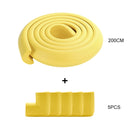 2M Soft Baby Safety Desk Table Edge Guard Strip Security L-Shaped Kids Protection Bumper Edge Angle Home Anti-collision Strip